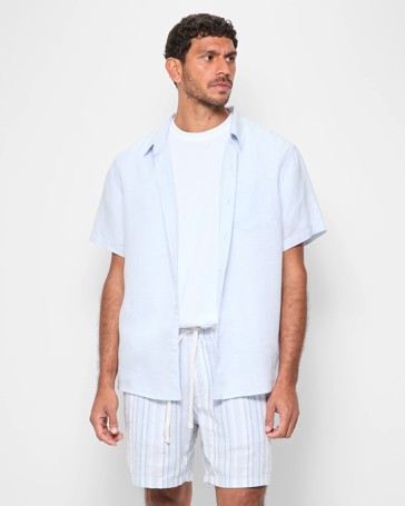 European Linen Short Sleeve Shirt