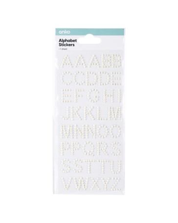 Anko Alphabet Stickers