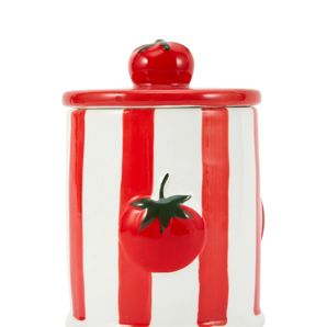 Anko Mediterranean Pomodoro Tomato Stripe Candle product image
