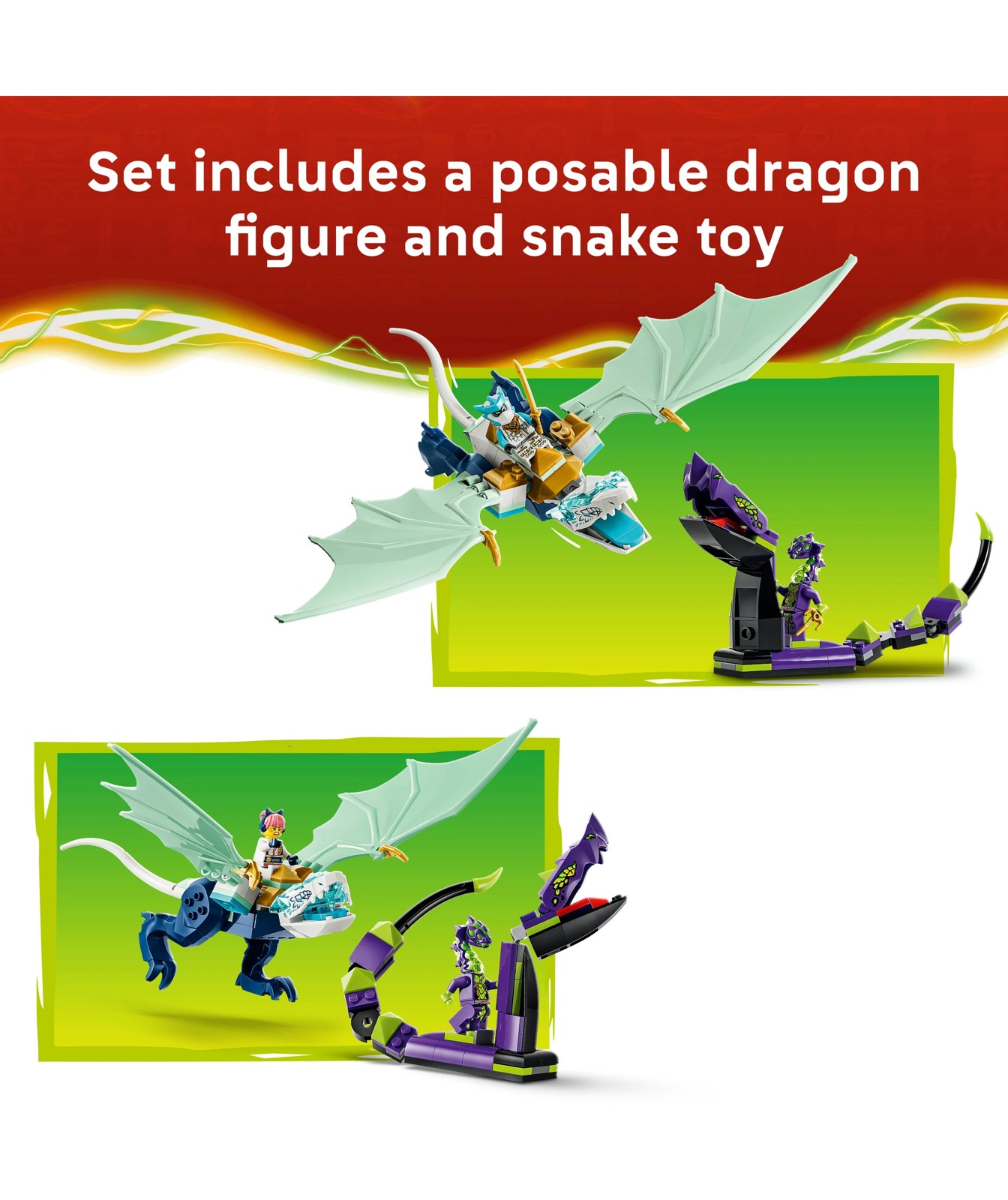 LEGO® NINJAGO Zane's Ice Dragon Battle 71865 5 of 5