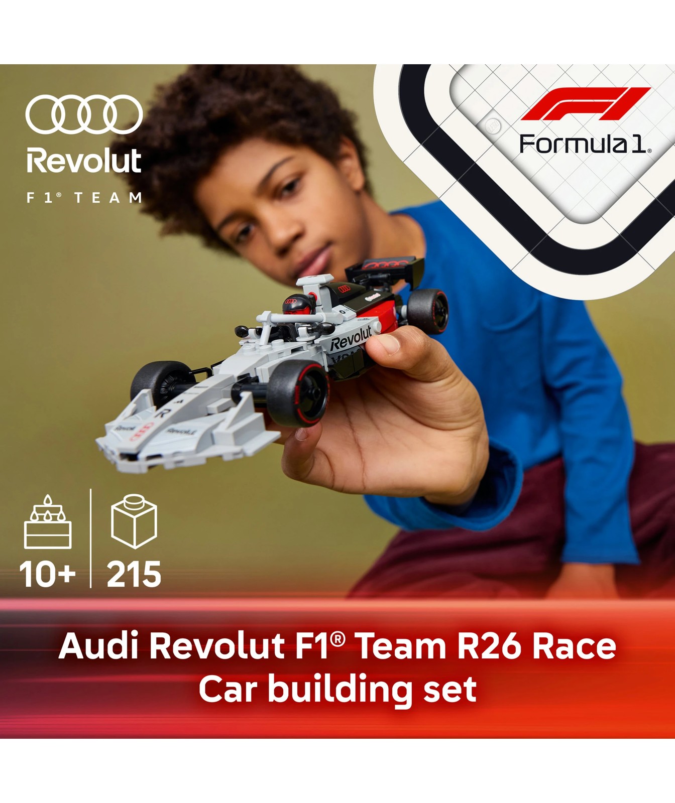 LEGO® Speed Champions Audi Revolut F1® Team R26 Race Car 77259 2 of 5