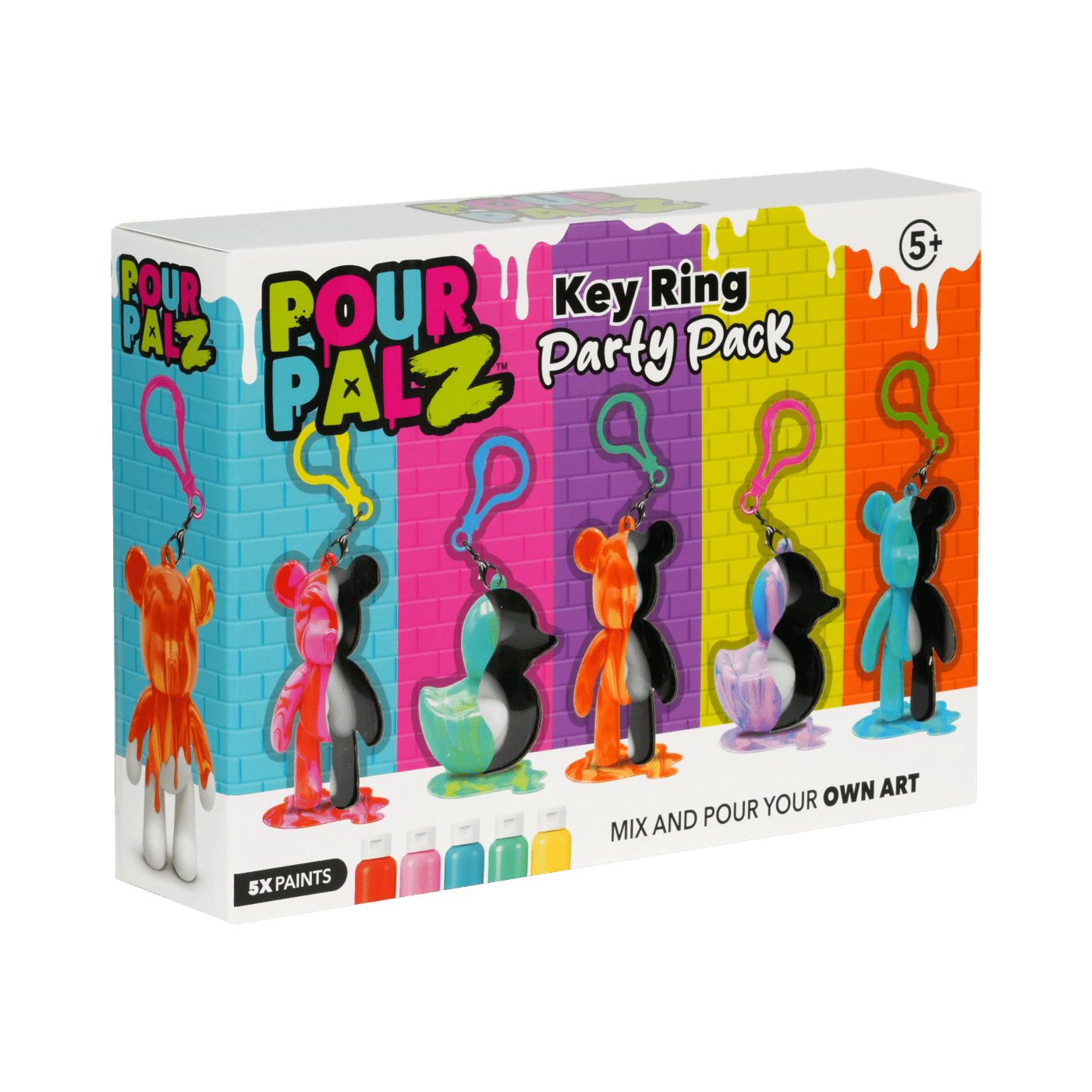 Pour PalZ Mini Keyring Party Pack 2 of 5