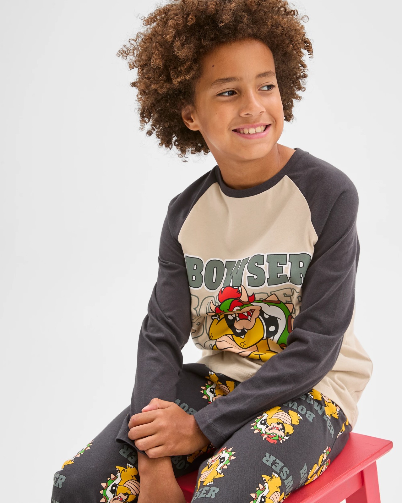 Super Mario Australian Cotton Older Boys Jersey Pyjama Set 2 of 5