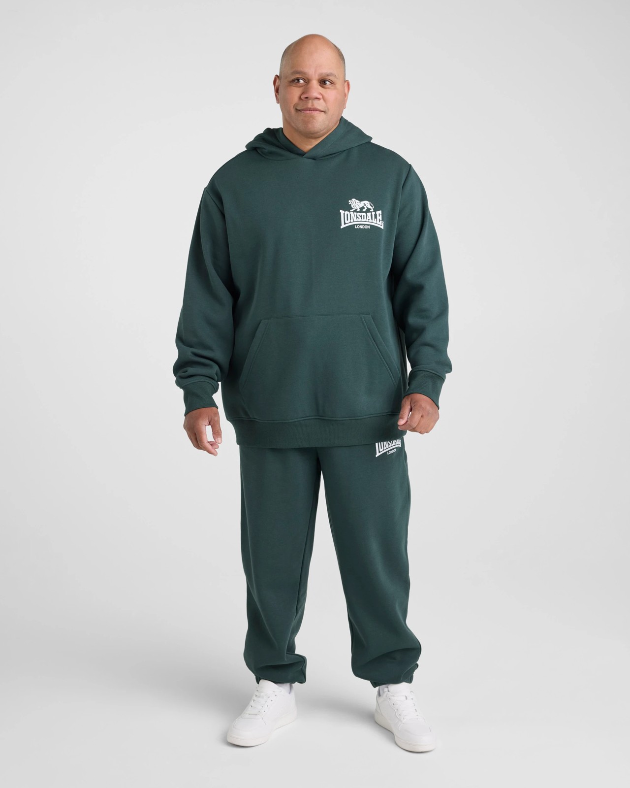Lonsdale London Plus Sport Hoodie - Kelp 5 of 5