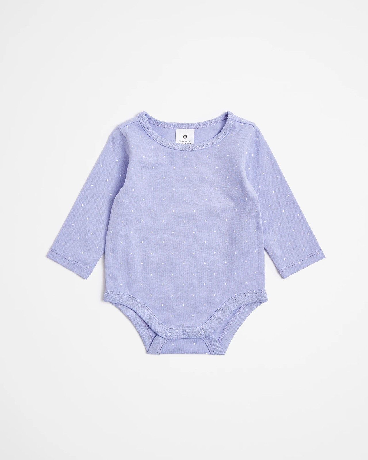 5-Pack Organic Cotton Long Sleeve Bodysuits