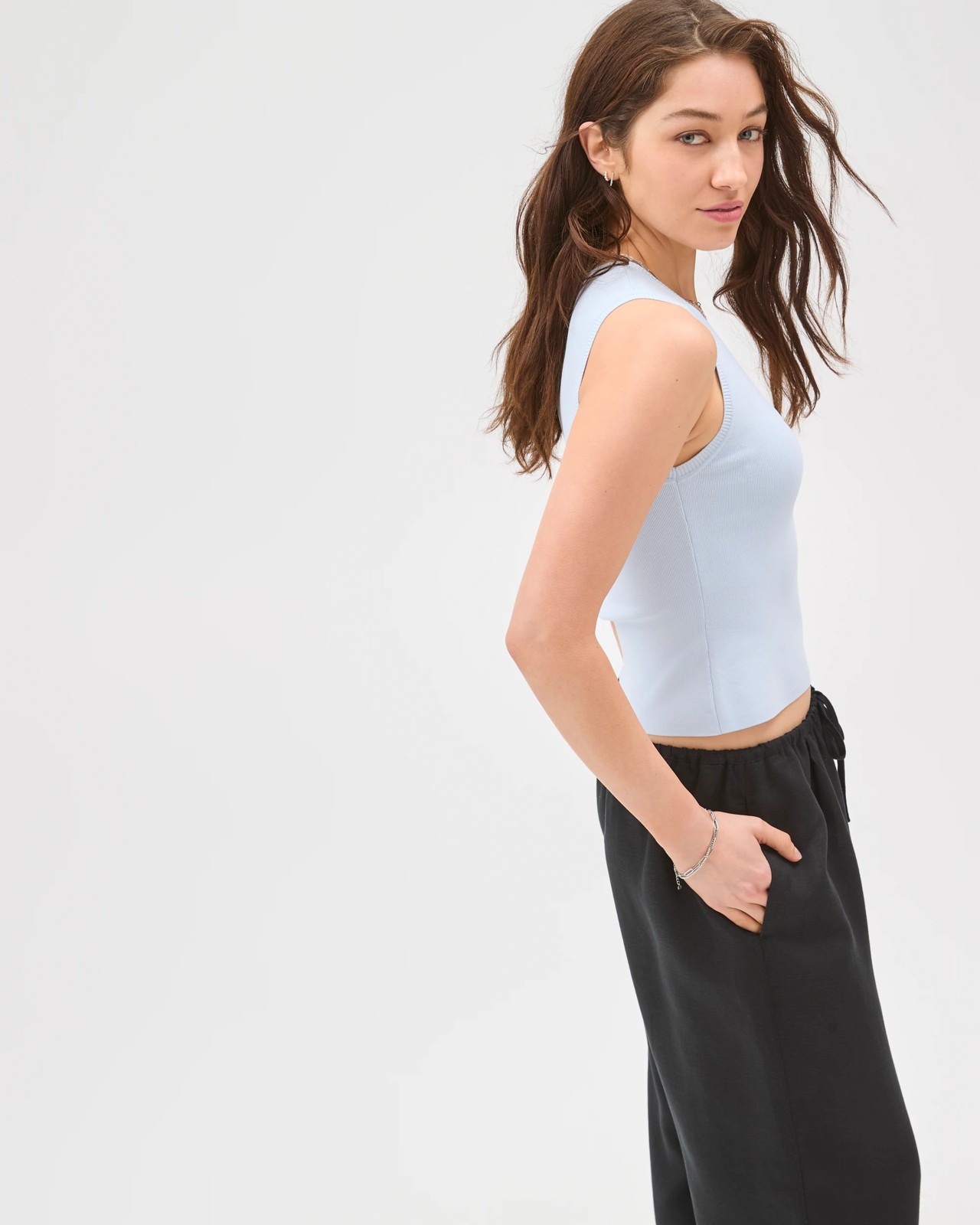 Lily Loves Horseshoe Tank Top - Glacier 2 of 6