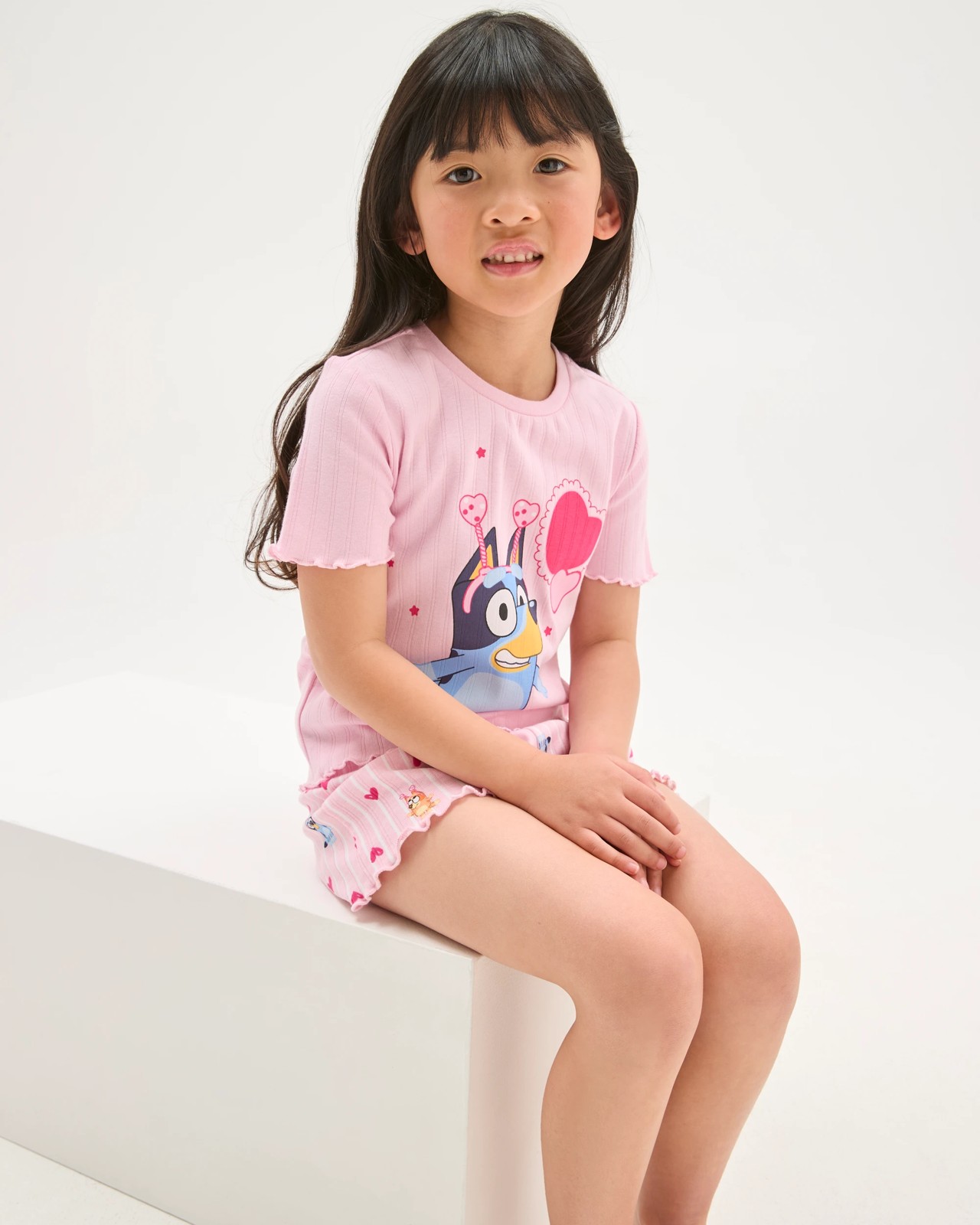 Bluey Australian Cotton Younger Girls Elevated Knit Pyjama Set 2 of 6
