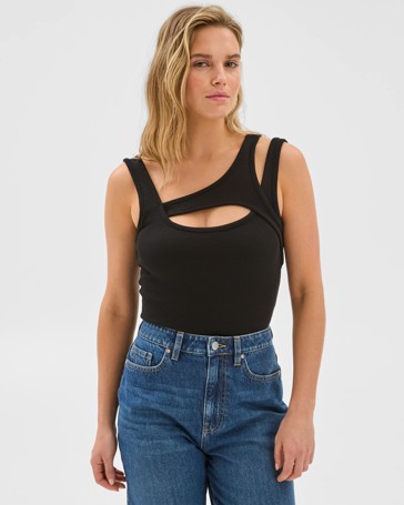 Australian Cotton Double Layer Ribbed Tank Top - Lily Loves
