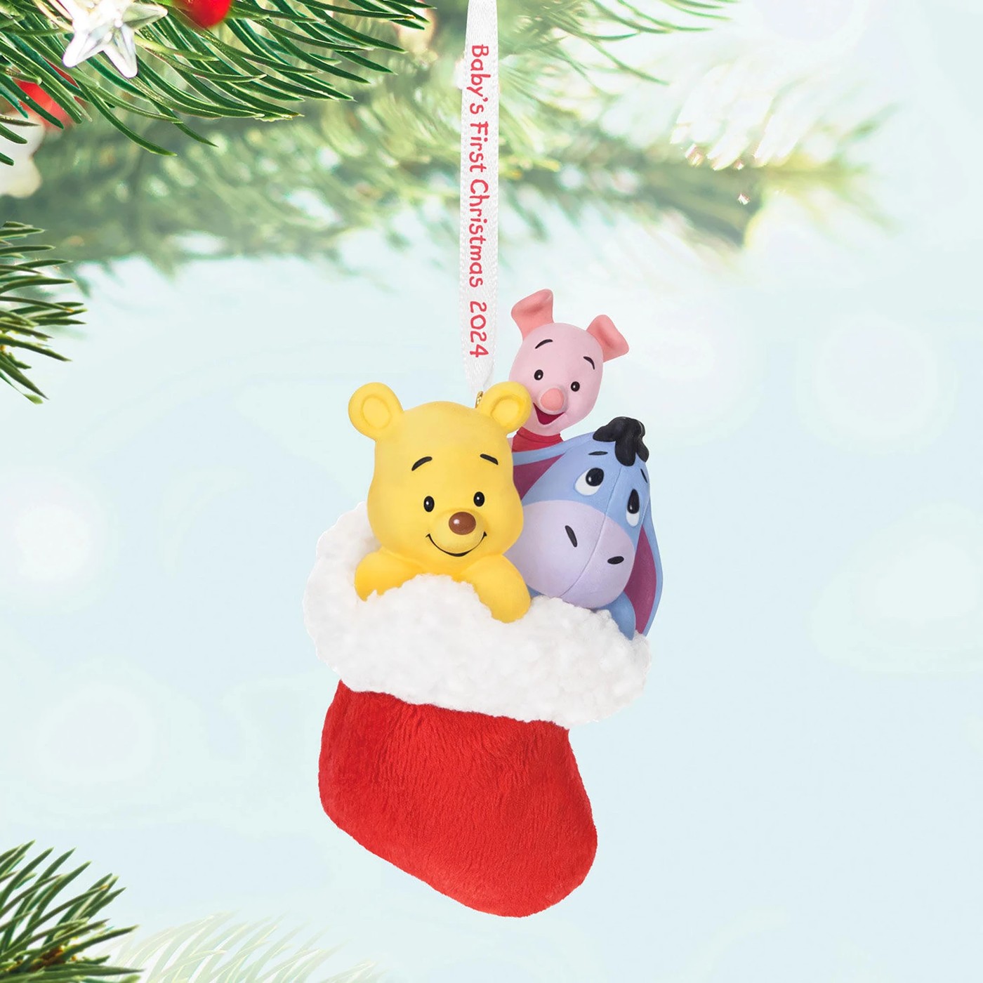 Hallmark 2024 Disney Winnie the Pooh A Snuggly First Christmas 2024