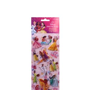 Disney Princess Bubble Stickers 3 Pack