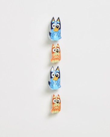 Licensed Bluey & Bingo 4 Pack Mini Claw Clips