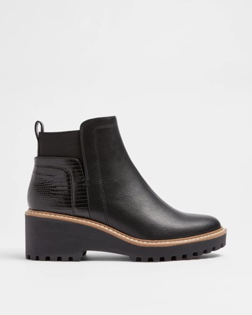 Womens Wedge Comfort Boot - Maggie