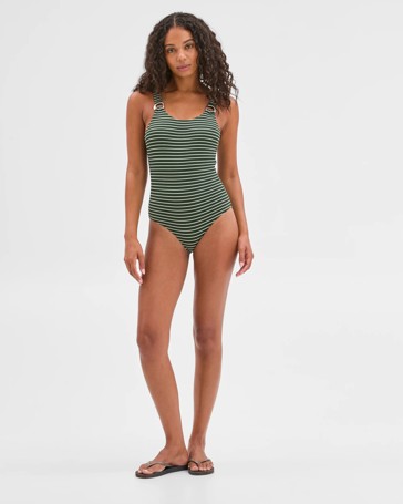 Rope Texture Ring Trim One Piece