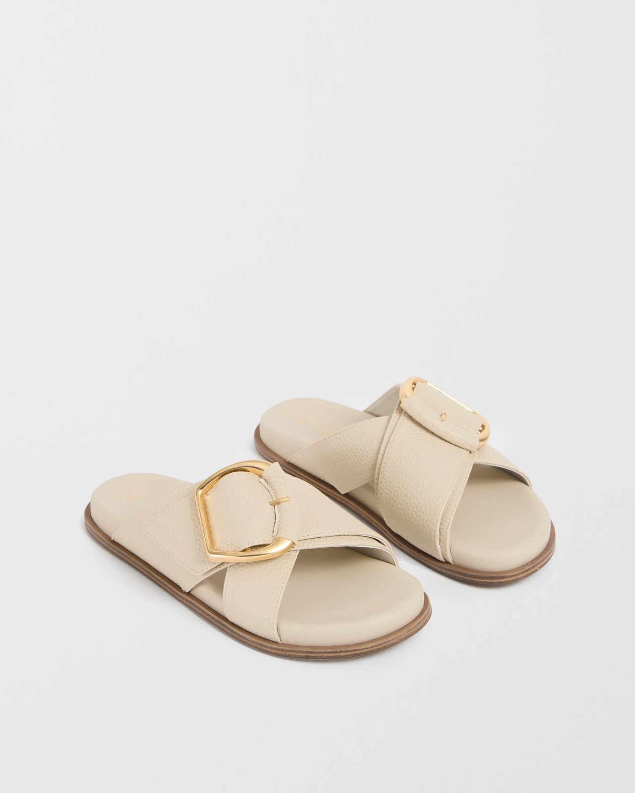 Moulded Footbed Sandals - Mara Xover - Ivory 2 of 3