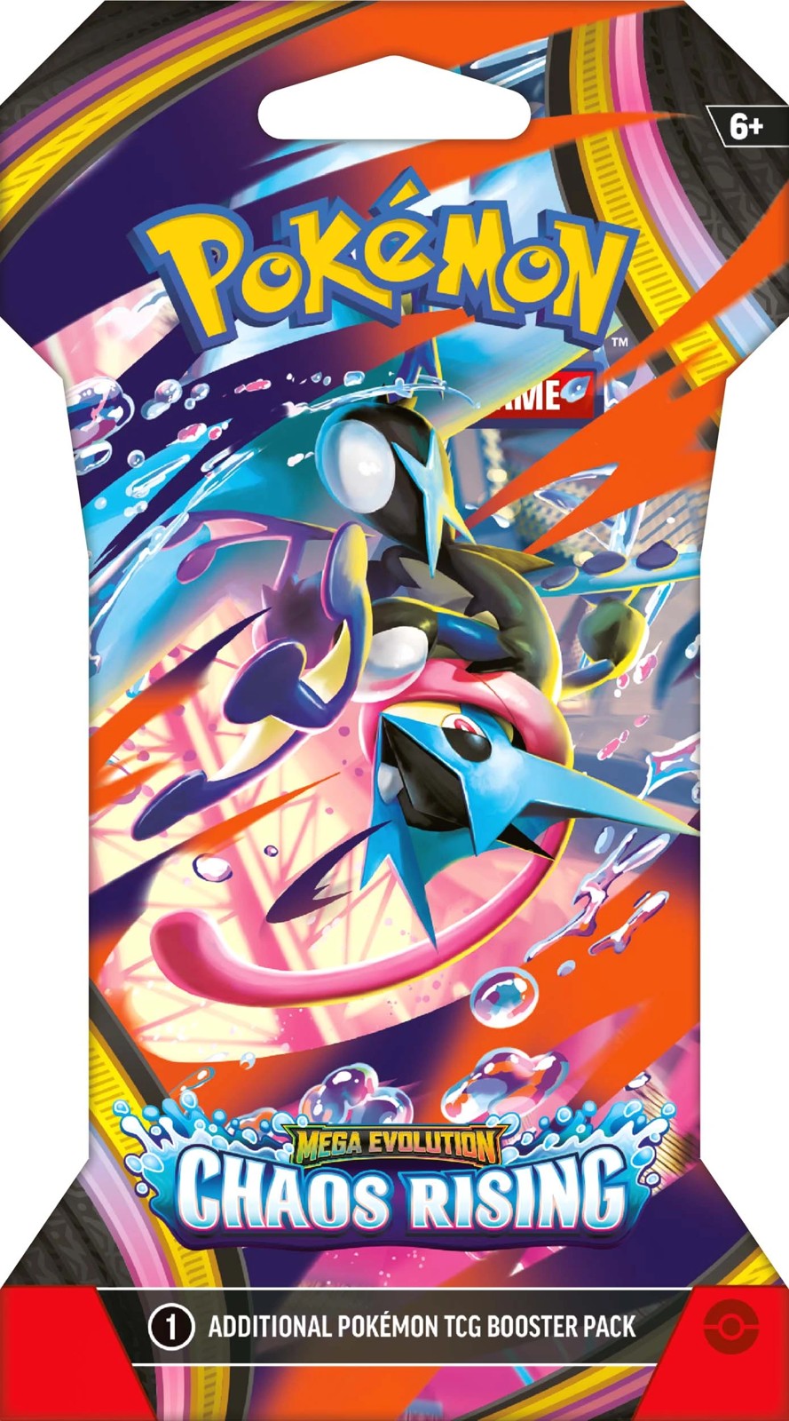 Pre-Order Pokemon TCG: Mega Evolution—Chaos Rising Sleeved Booster - Assorted 2 of 6