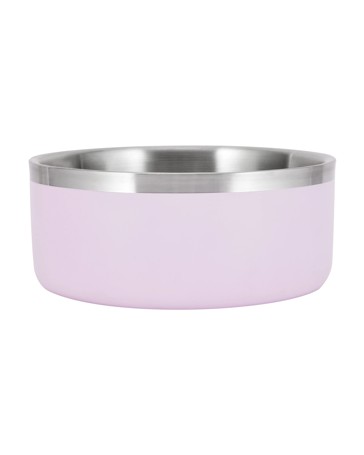 Anko Double Wall Dog Bowl, Pink - Small