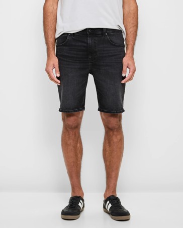 Straight Denim Shorts