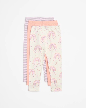 Print Leggings 3 Pack