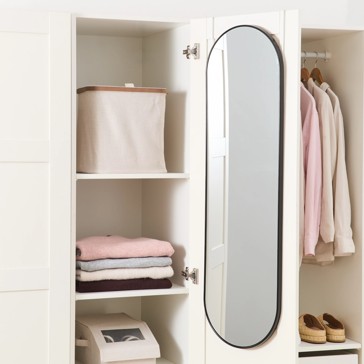 Anko Pill Over The Door Mirror