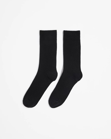 Australian Cotton Blend Textured Crew Business Socks - Maxx
