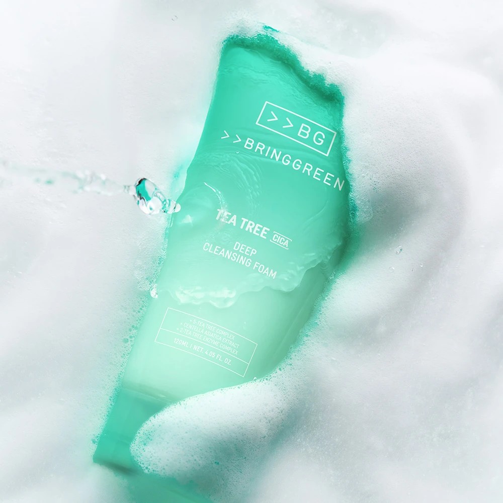Bringgreen Deep Cleansing Foam 120ml - Tea Tree 2 of 4