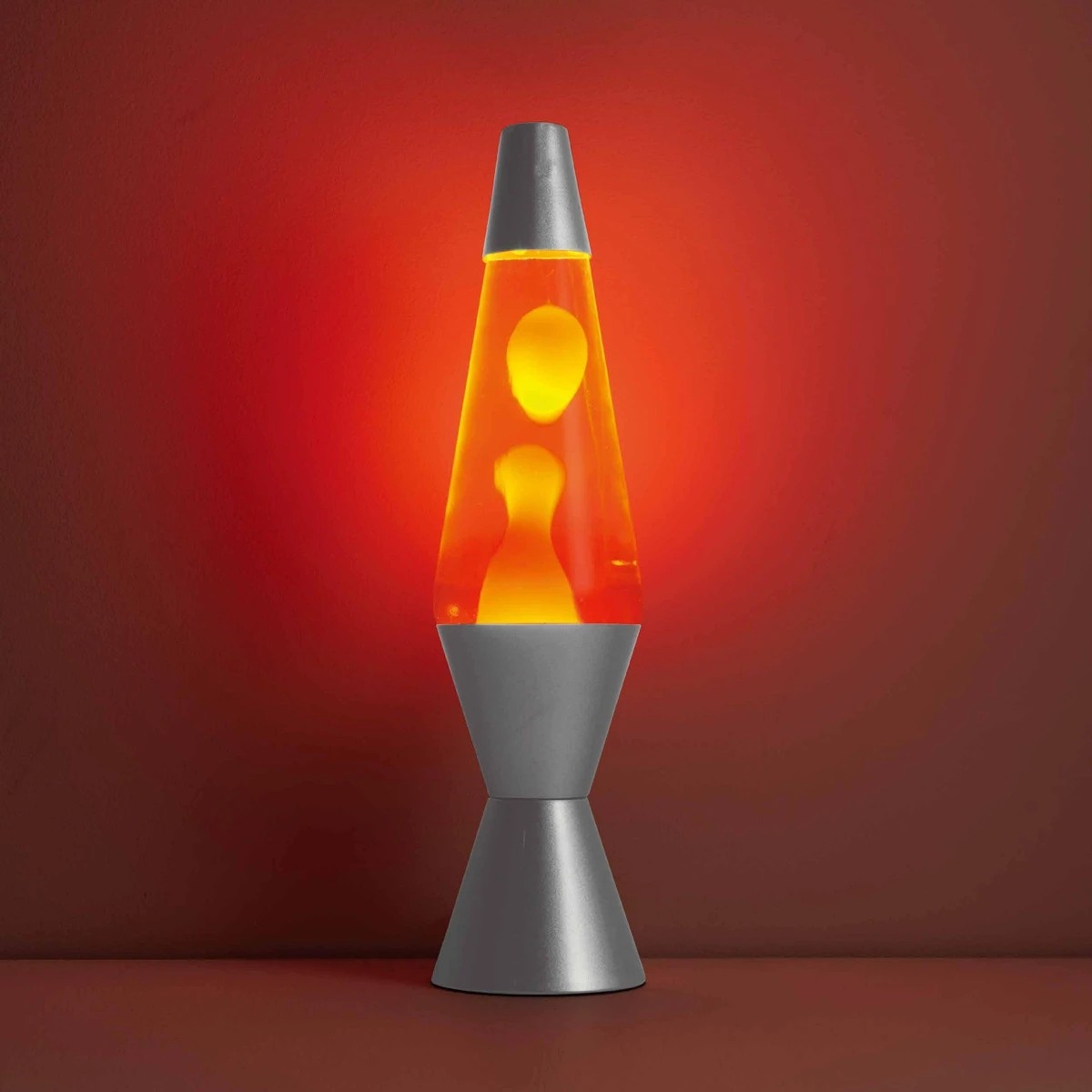 Lava lamp red store and orange