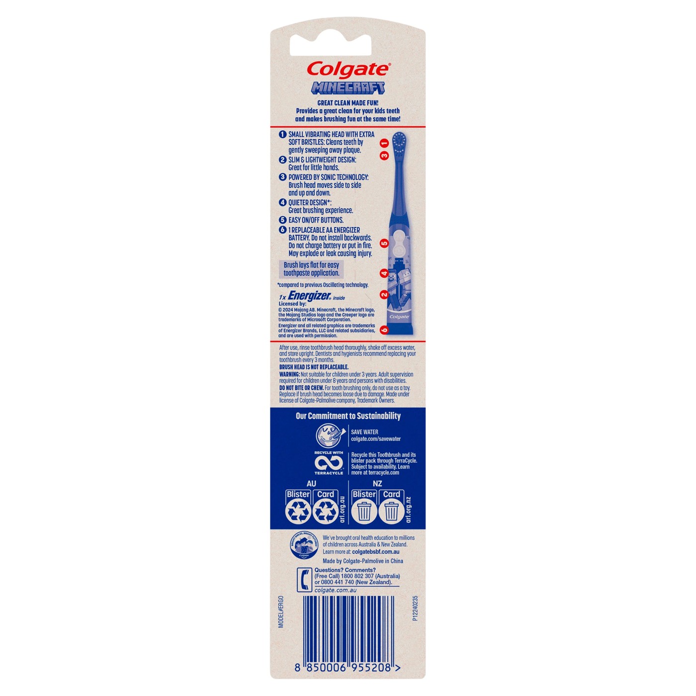 Colgate Kids Minecraft Powered Toothbrush 2 of 5