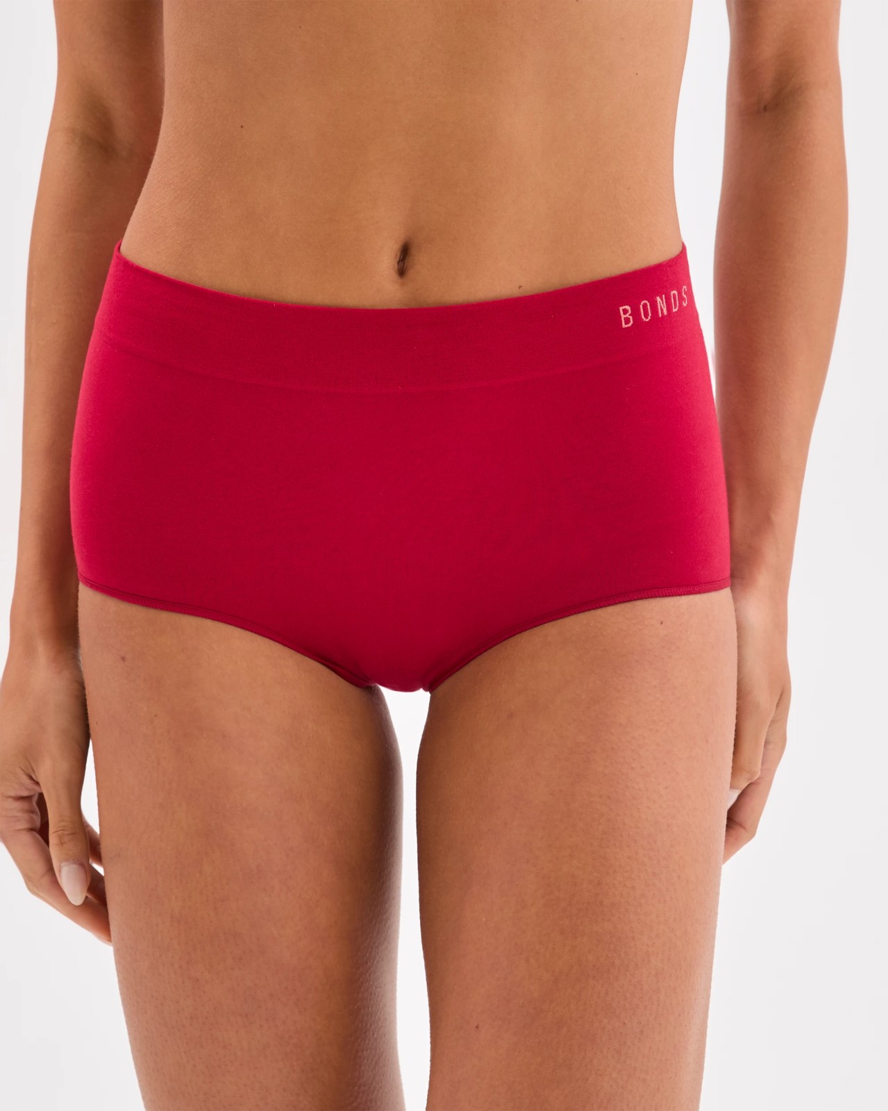 Bonds 2 Pack Seamless Full Briefs - Cherry Wine/Frosted Mauve 3 of 4