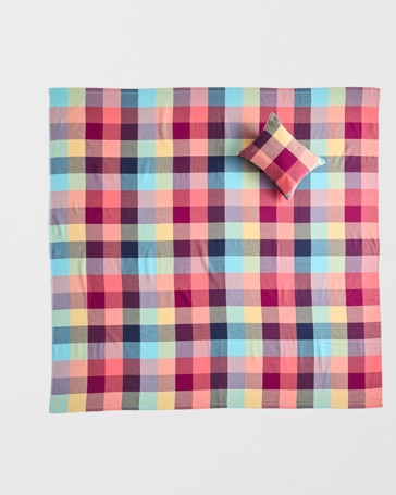 Check Australian Cotton Turkish-Style Beach Towel