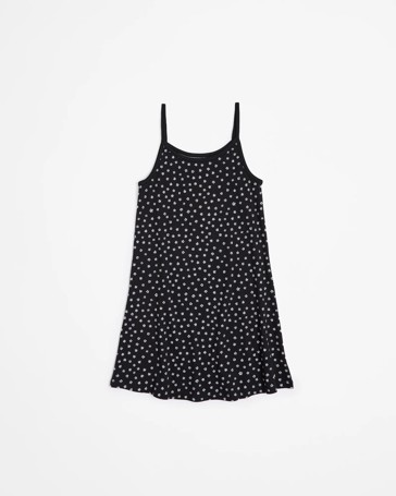 Australian Cotton Floral Rib Singlet Dress