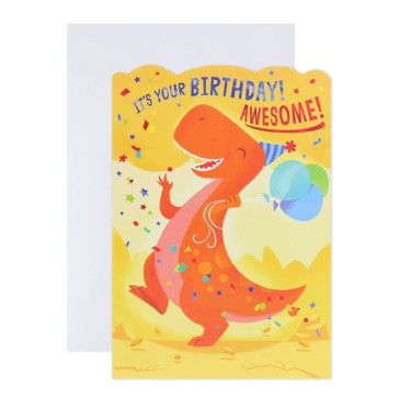 Creative Publishing from Hallmark Birthday Card - Dinosaur