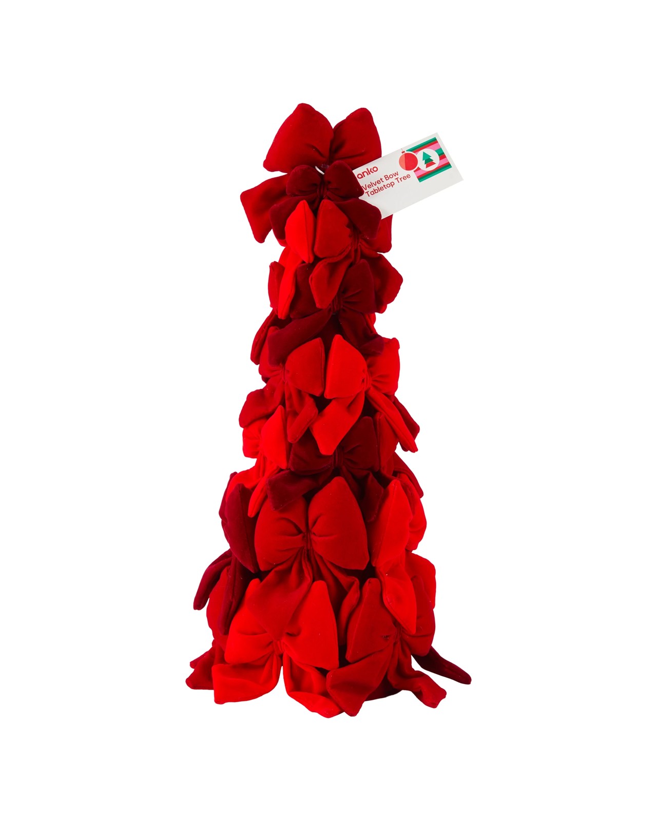 Anko Velvet Bow Tabletop Tree 5 of 5