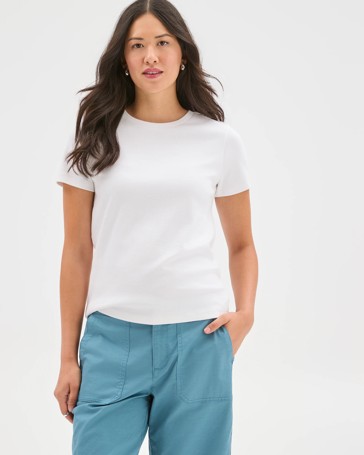 Australian Cotton Blend Rib Waist Shorts