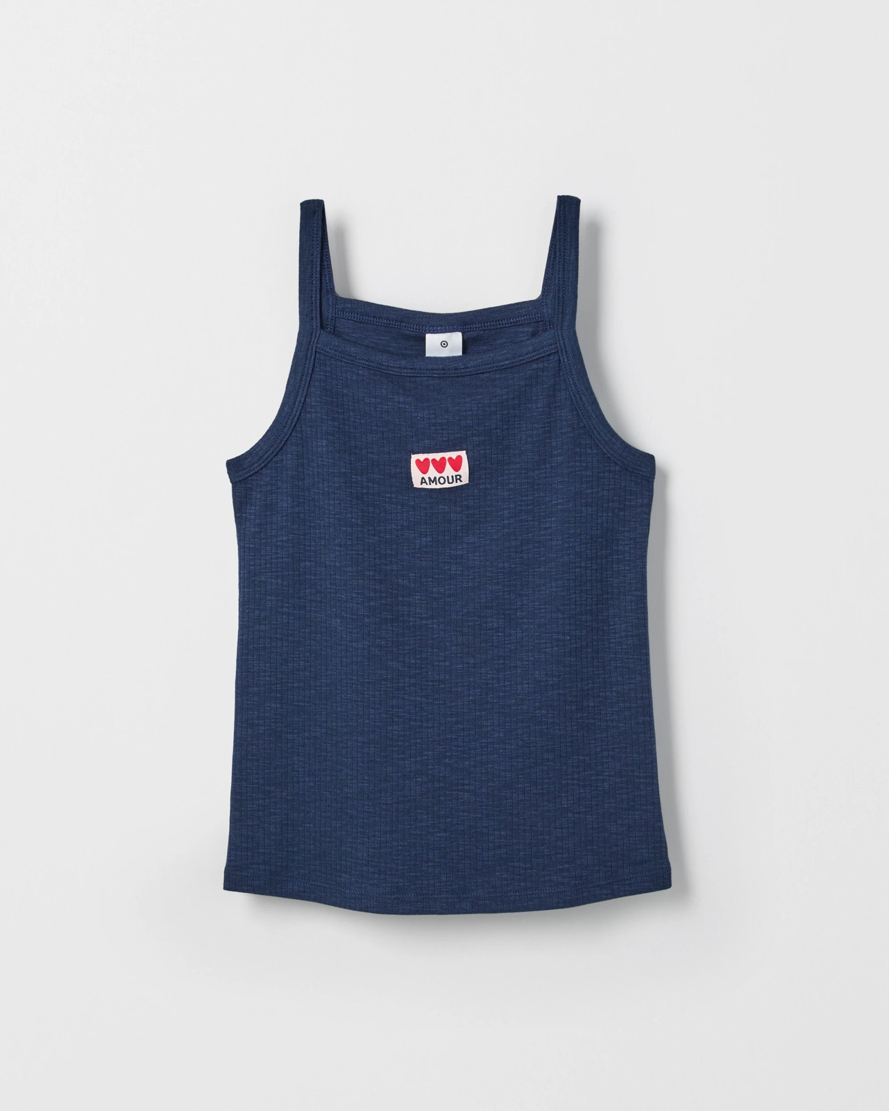 Essential Slub Rib Singlet - Navy 5 of 6