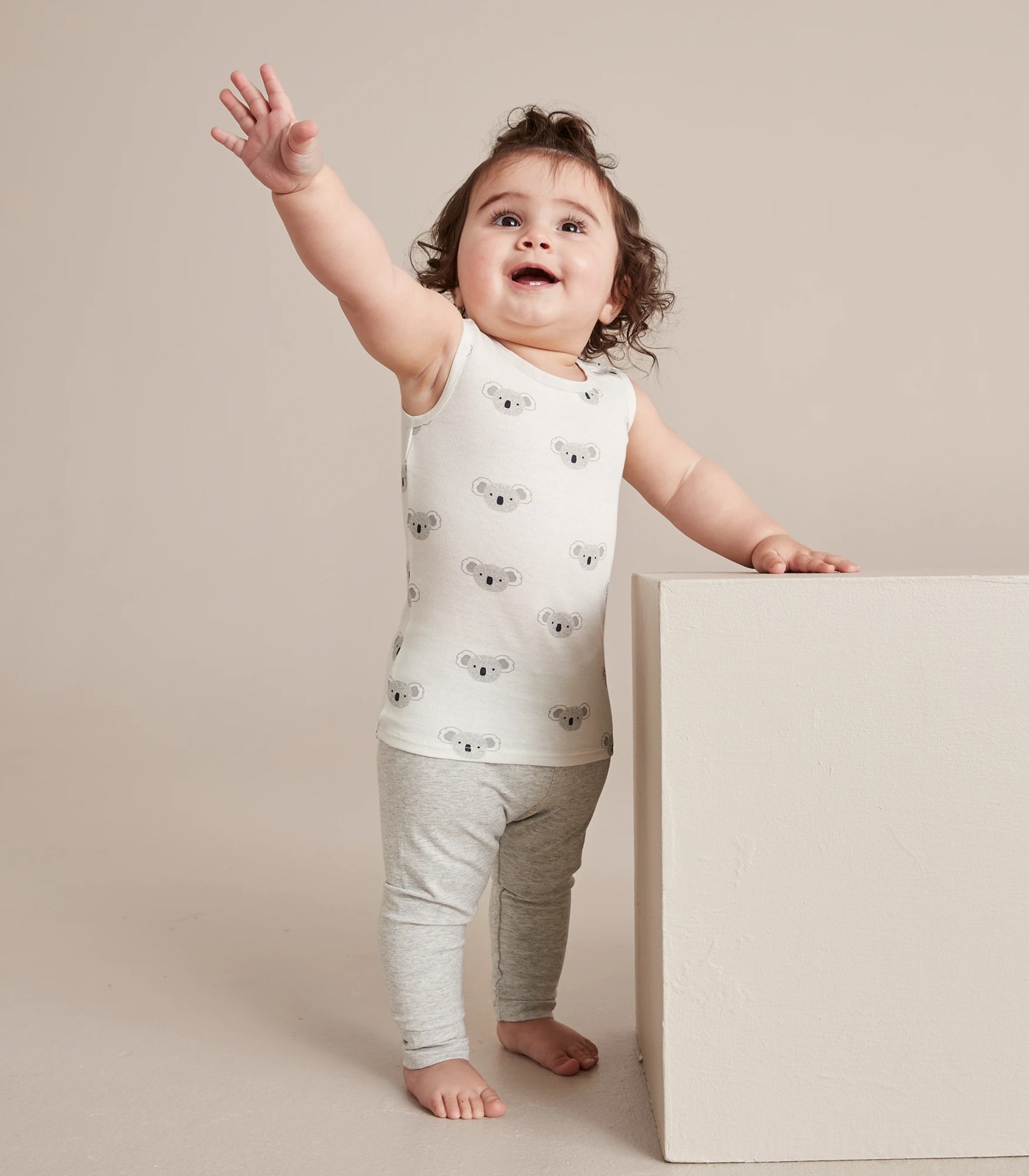 3 Pack Baby Organic Cotton Vests 2 of 6