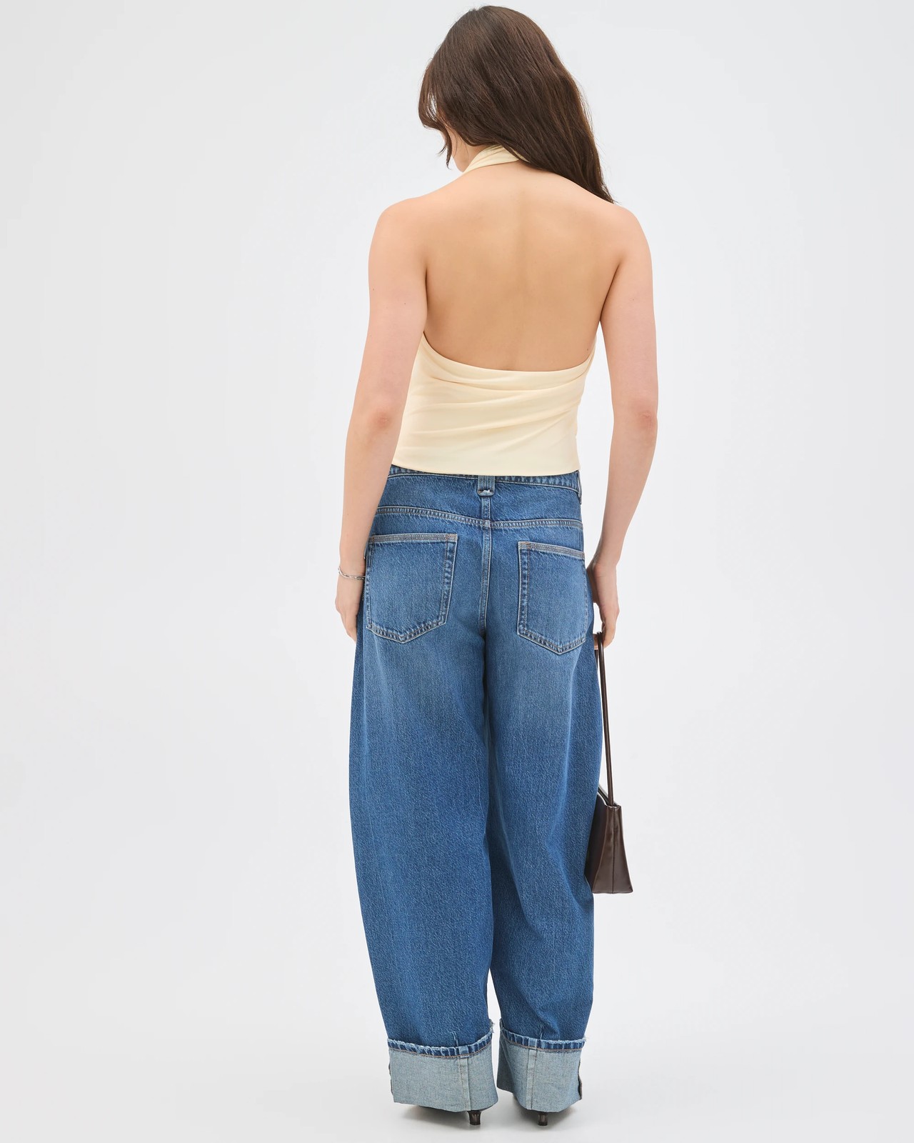 Lily Loves Draped Halter Neck Top - Whipped Butter 6 of 6