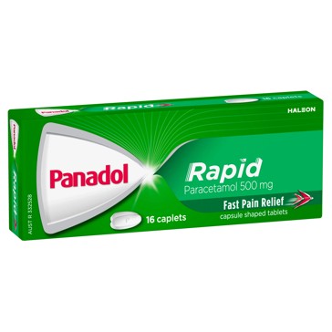 16 Pack Panadol Rapid Paracetamol 500mg