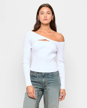 Twist Front Off The Shoulder Top - Lily Loves
