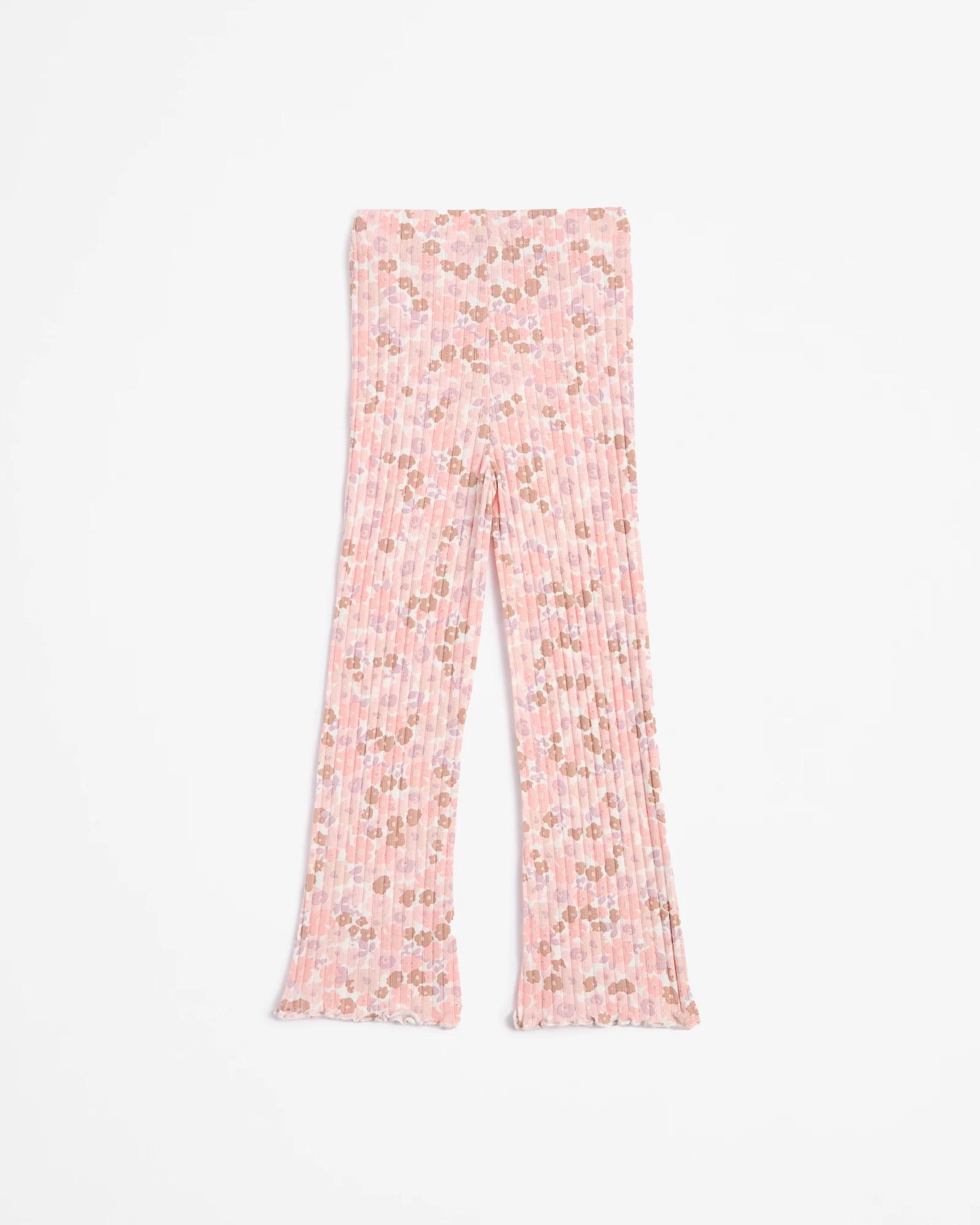 アリシアスタン Rib Flare Pants Pink