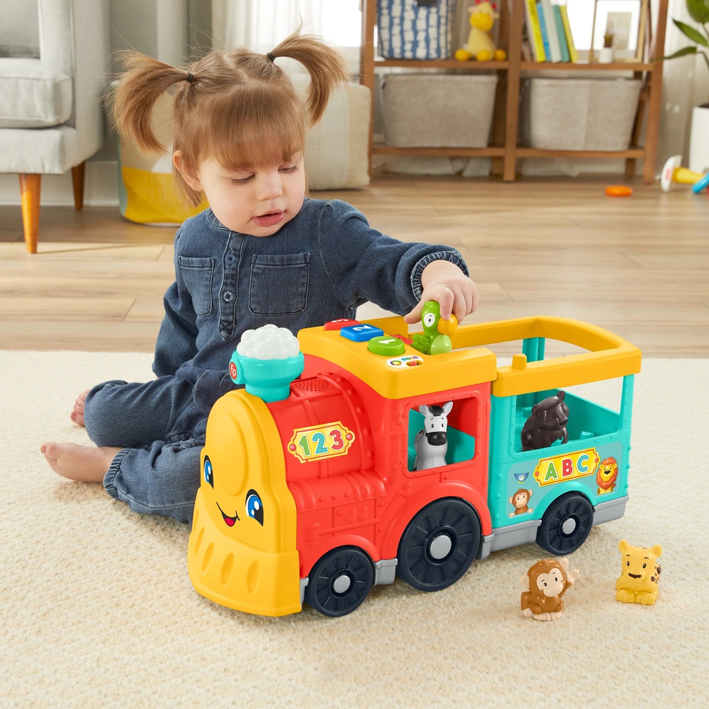 Fisher price animal train online