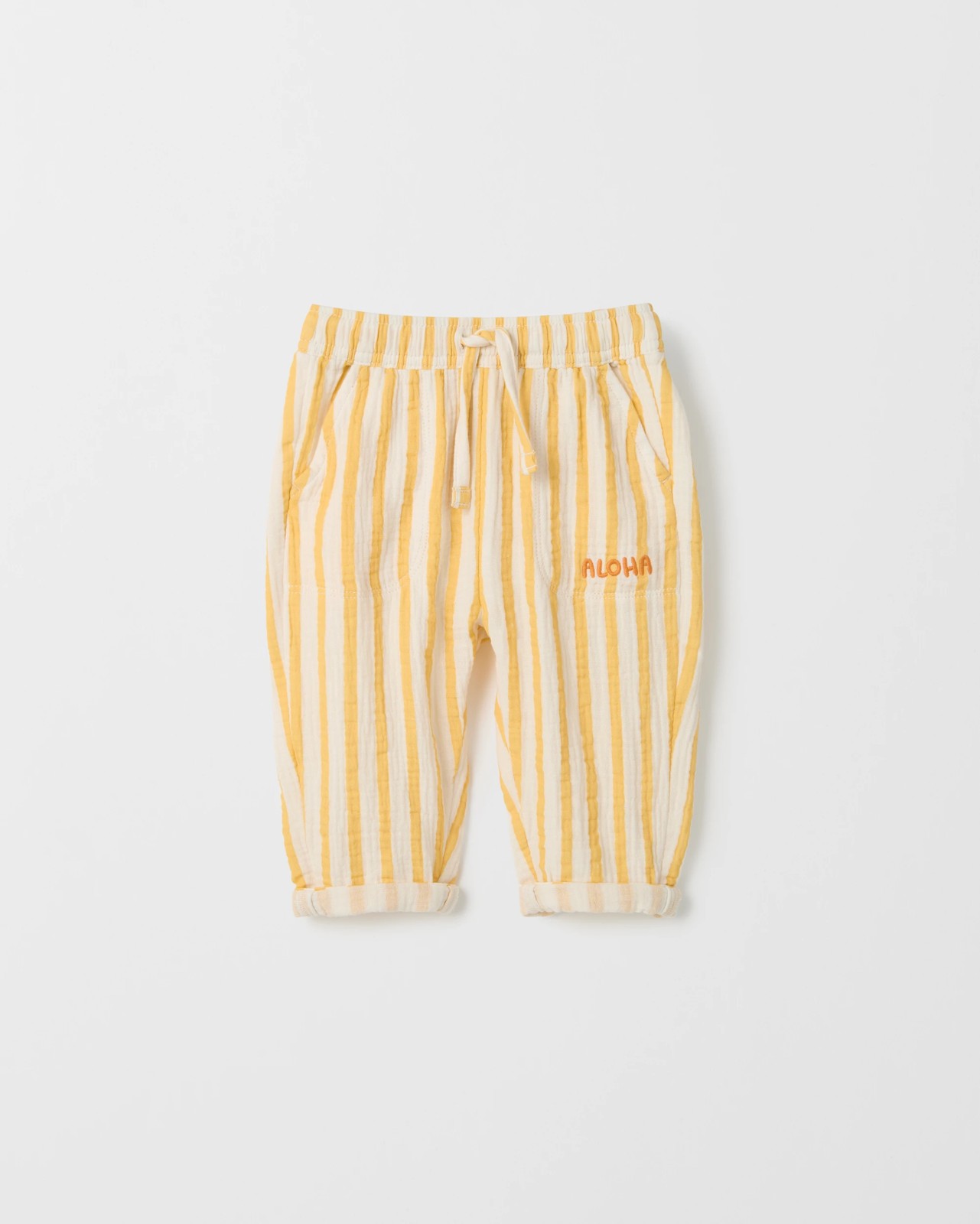 Baby Muslin Pants - Jojoba Yellow 5 of 6