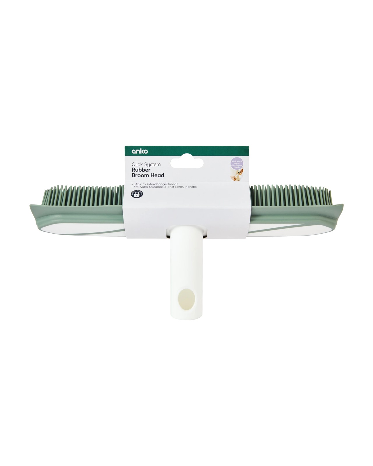 Anko Click System Rubber Broom Head - Mix & Match Click Range 6 of 6