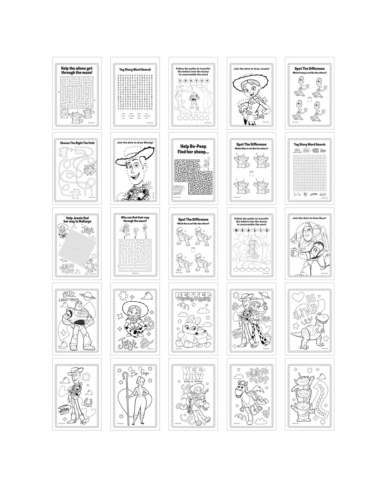 Toy Story Colour Paint and Play 4 of 5