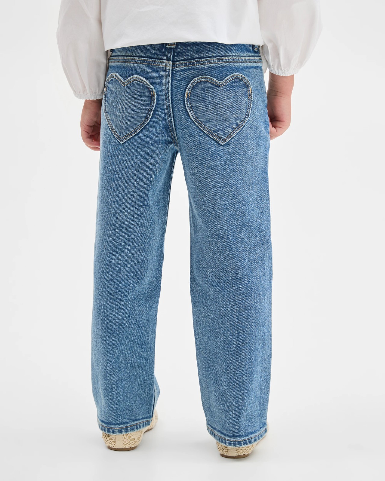 Straight Leg Denim Jeans 4 of 5