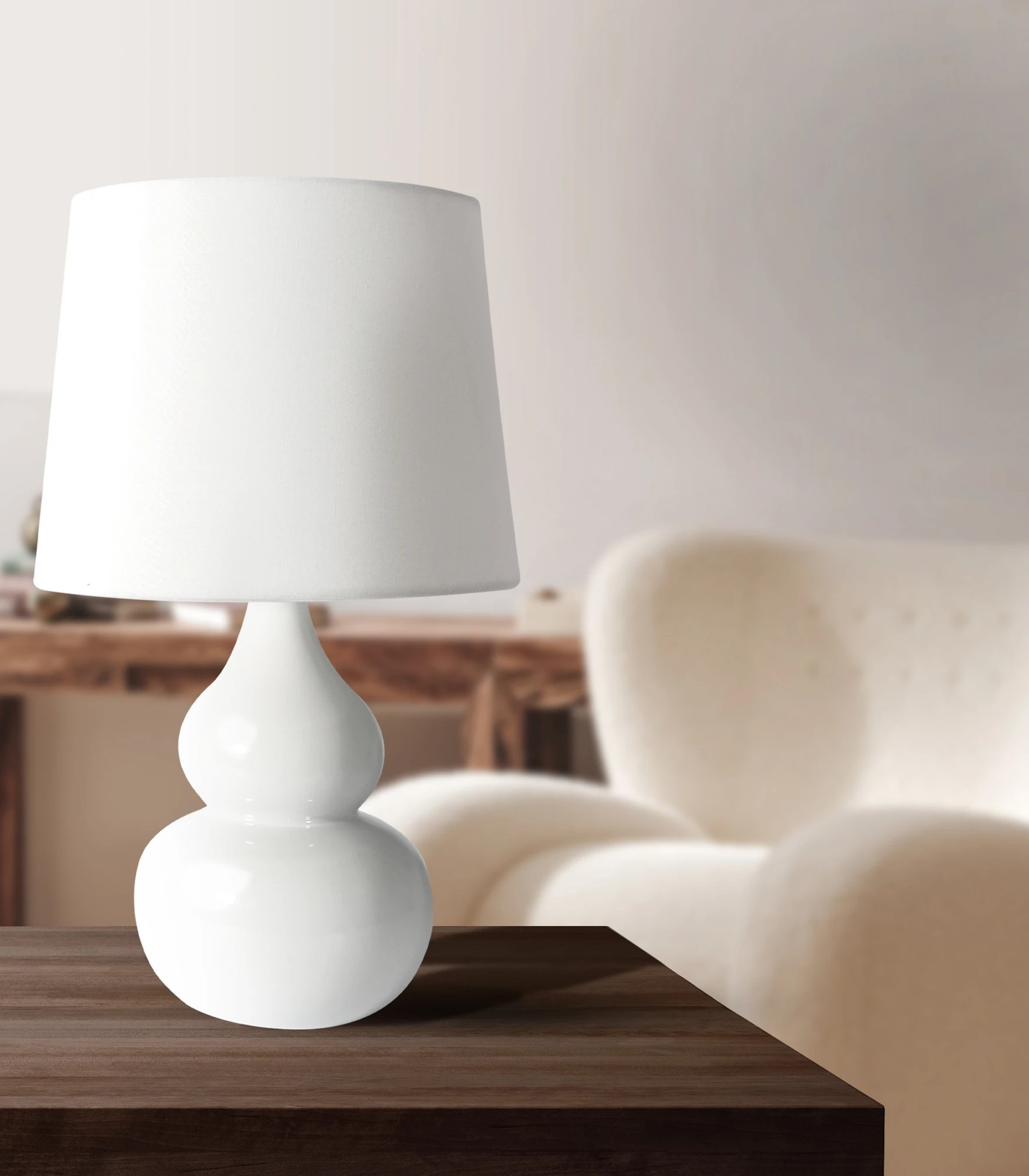 Target white shop table lamp