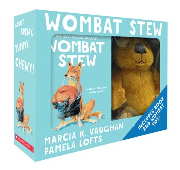 Wombat Stew Book and Plush by Marcia K. Vaughan - Book