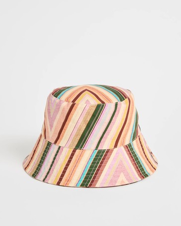 Womens Chevron Bucket Hat