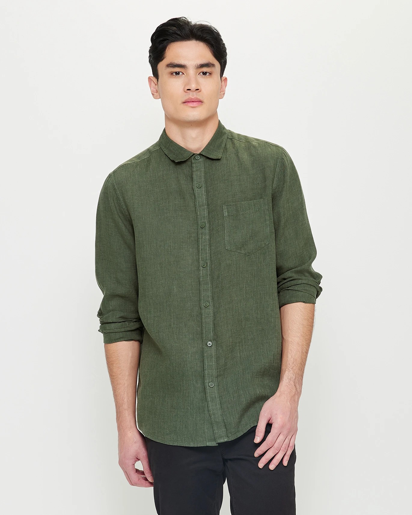 100% European Linen Long Sleeve … curated on LTK