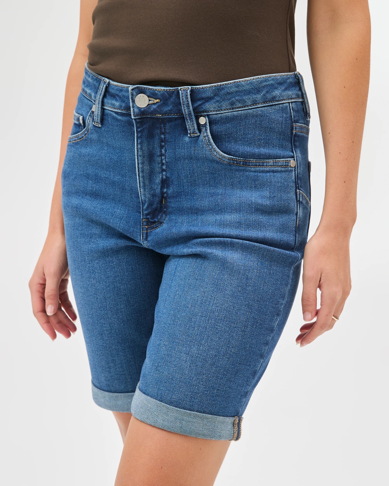 Shape Your Body Bermuda Denim Shorts 5 of 5