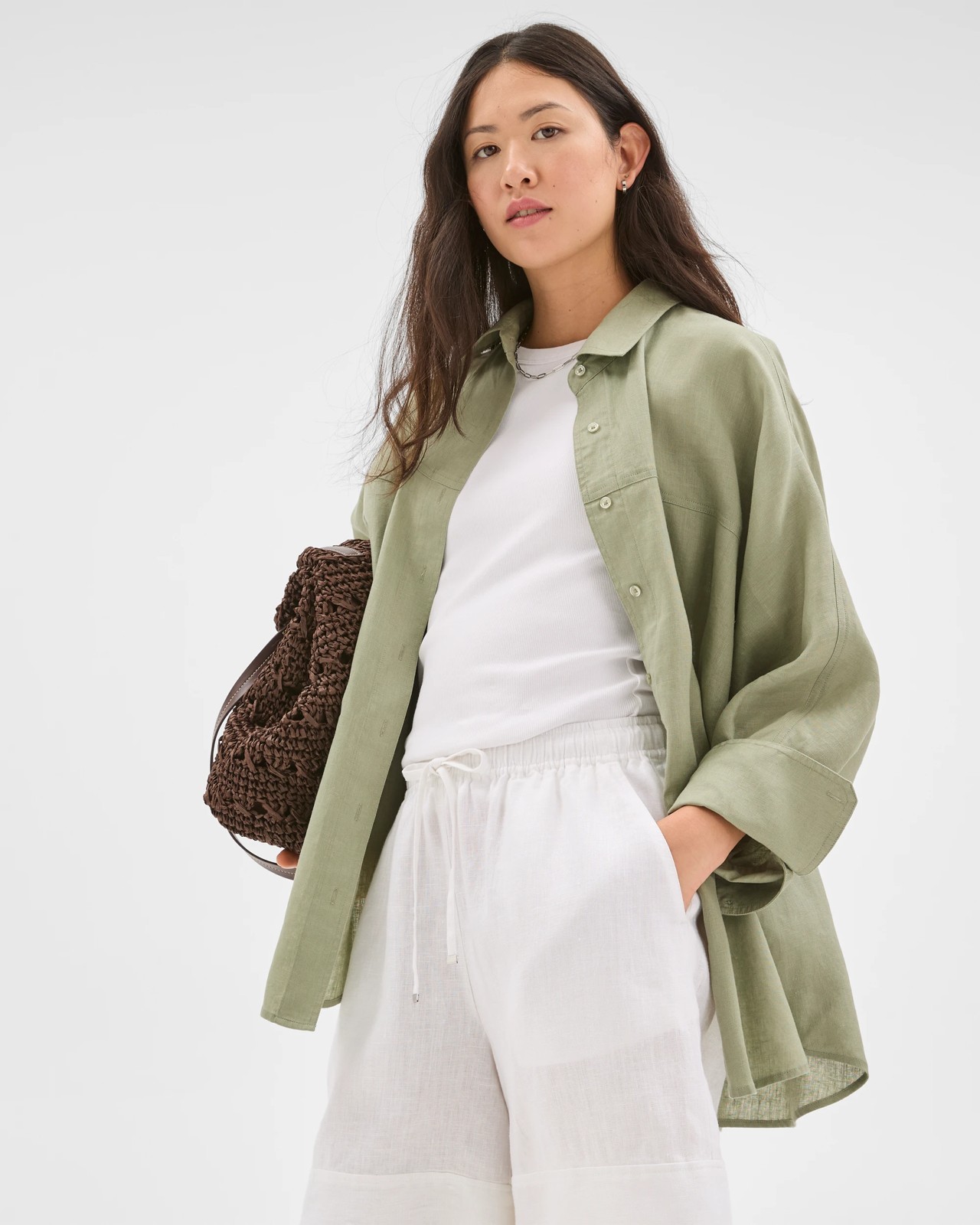 European Linen Long Sleeve Shirt 2 of 5